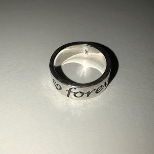 James Avery Friends Forever Ring 8.5